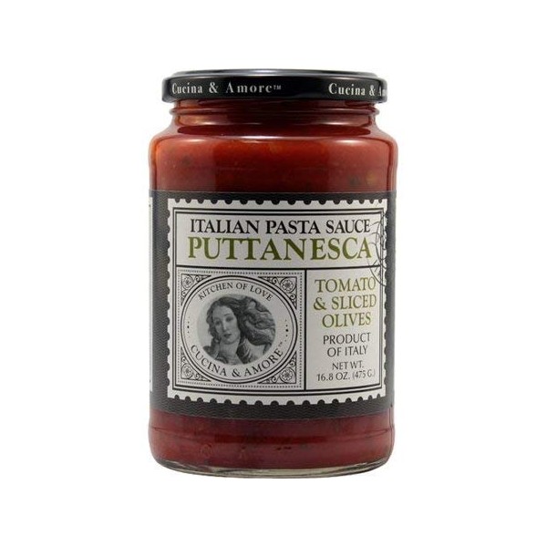 Cucina & Amore Italian Pasta Sauce Puttanesca, 16.8 ounces