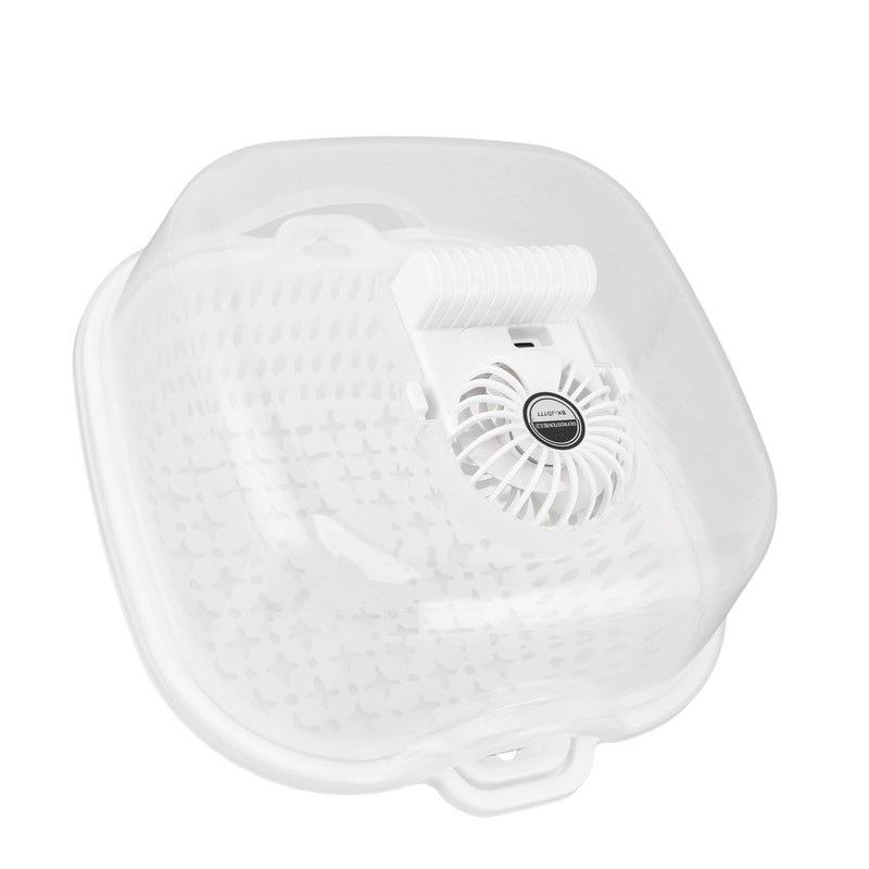 Household Defrosting Box Large Capacity Double Layer Drain Timing USB