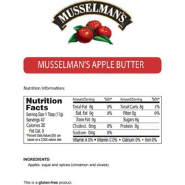 Musselman's Apple Butter 17 oz Jars (Pack of 3)