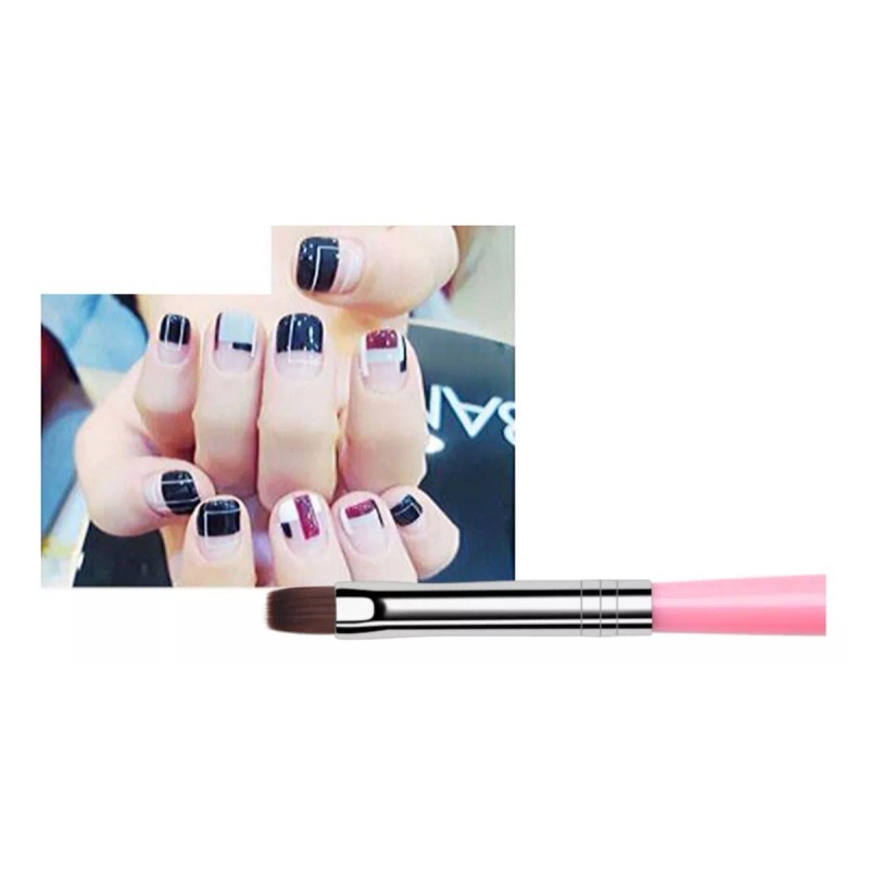 Mouyic Kit De Pinceles Mano Alzada Uñas Decoracion + Funda