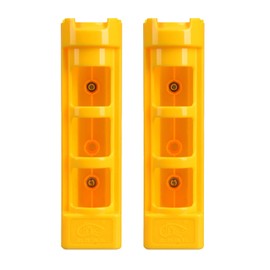 Saki&Masa Rod Holder with Screws Fishing Rod Holder Fishing Rod Stand Portable Fishing Set of 2 (Yellow)