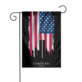 911 Never Forget (1) Garden Flag Patriotic House Flag Double Sided Vertical 12×18 Inch Banners Double Sided For Lawn Patio Yard Garden Home Outdoor Decor