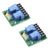 DIANN 2pcs 12V 30A 2-Channel Relay Module High Low Level