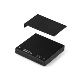 MHW-3BOMBER Mini Coffee Scale with Timer,Rechargeable Espresso Scale with Gravity Sensing,2kg/0.1g Precision Scale for Espresso&Pour-Over Coffee,Portable Digital Kitchen Scale,Black ES6029B-OS