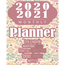 2020-2021 Monthly Planner: Blue Sky 8x10inch 2 Years Monthly Planner Calendar Schedule Organizer From January 1,2020 to December 31,2021 (24 Months ... With Holidays and Motivational Quotes