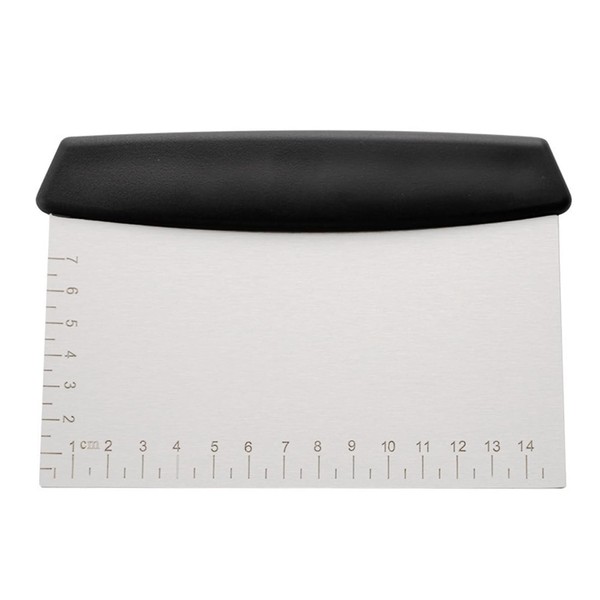 Stainless Steel Bench Scraper & Dough Cutter, Heavy Duty Griddle