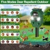 Ultrasonic Animal Repeller Outdoor,Cat Repellent & Deterrent with PIR Sensor