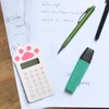EXCEART Cartoon Calculator Cartoon Cat Paw Print Digital Calculator with