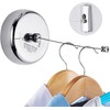 Fictory Retractable Washing Line, Invisible Washing Line, Stainless Steel Retractable