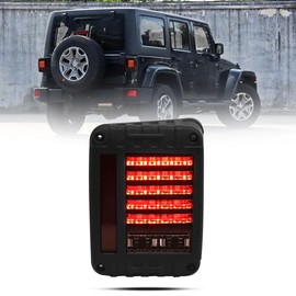 Gronsvt A pair of LED light sources JK Wrangler third-generation multifunctional taillights compatible with 2007-2018