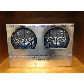 SUPER ROAD BOY 6" Halogen Yellow Off Road PIAA Type Lamp Metal Body w/Stone Guard OP200DCDY