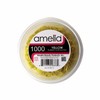 Amelia Beauty | 1000, 1/2", Yellow Rubber Hair Ties |