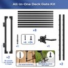 Avalution Deck Fence Gate Outdoor,32" H x 48" W, Metal