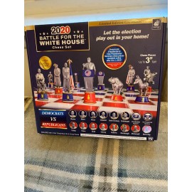 BulbHead  2020 Battle for The White House Chess Set Board Game Republican v. Democrat