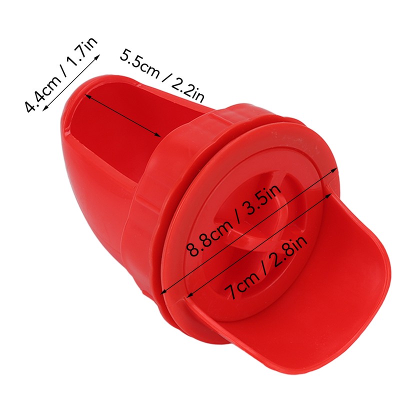 4 Sets DIY Chicken Feeder Rain Proof Poultry Feeder Port