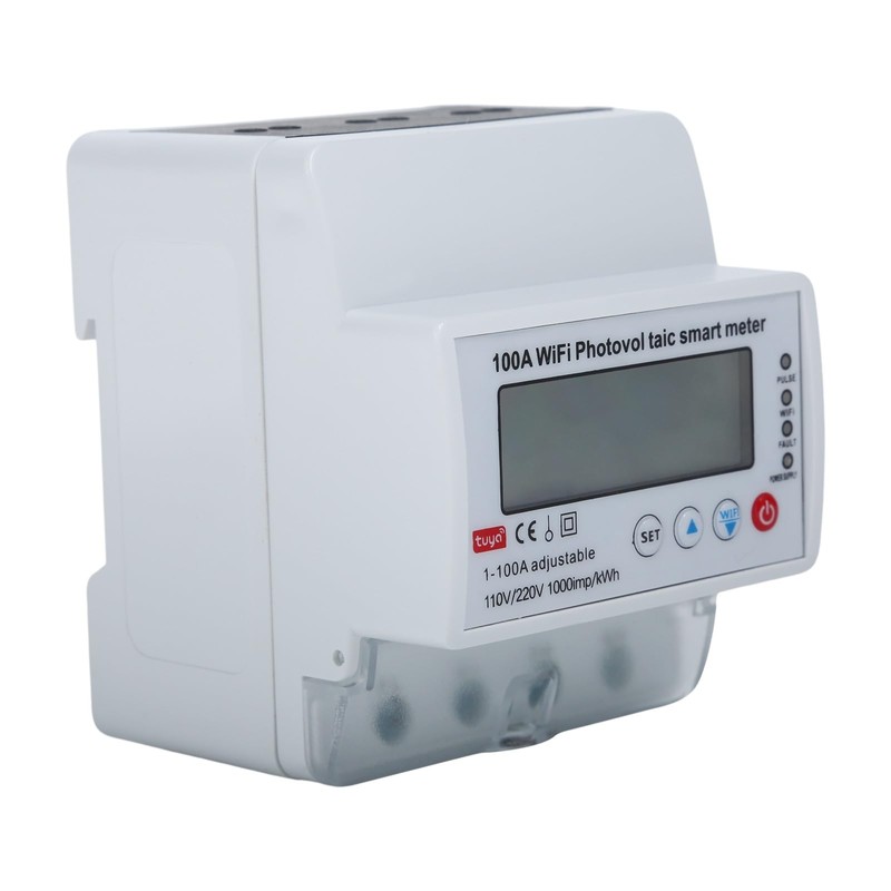 Jadeshay WiFi Energy Meter 100A Single-phase 4P Tuya WiFi Photovoltaic