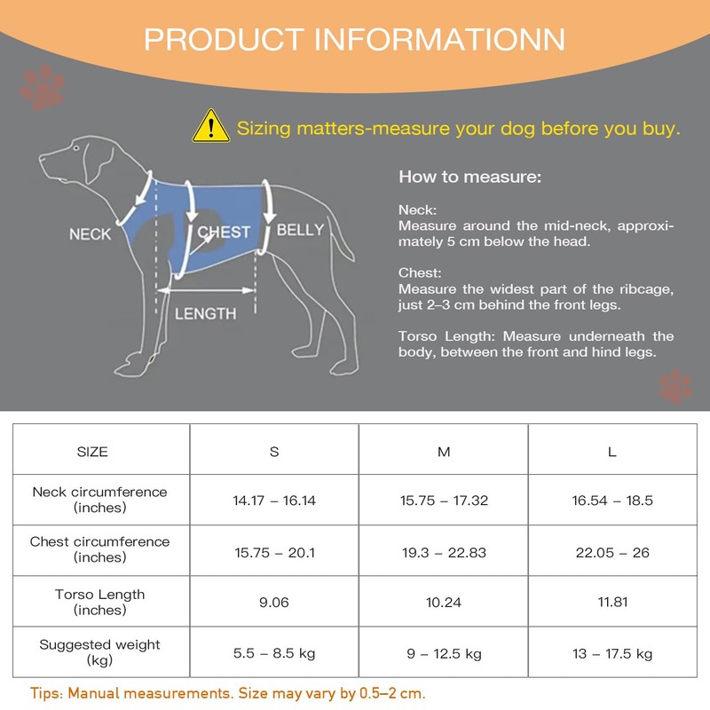 Dog Lift Harness for Senior & Injured Dogs – Full