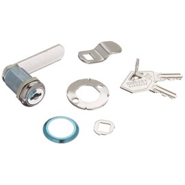 First Watch Security 1381 Drawer & Cabinet Lock Cabinet & Drawer 1-1/8 inch Utility Cam Lock Finish, Chrome