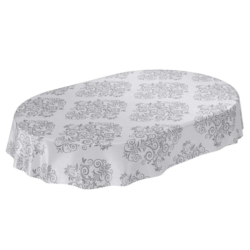 Anro Oilcloth Tablecloth, Oilcloth Wax Tablecloth, Tendril Pattern