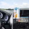 Lescars Car cup holder: car cup holder for ventilation grille,
