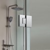 AatrixQuayn 180 Degree Glass Shower Door Hinges Heavy Duty Solid