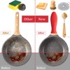 Patelai 8 Pieces Cast Iron Skillet Cleaner Care Kit Include