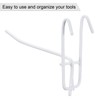 MECCANIXITY Grid Wall Display Hooks Store Garage Storage Wall Organizers