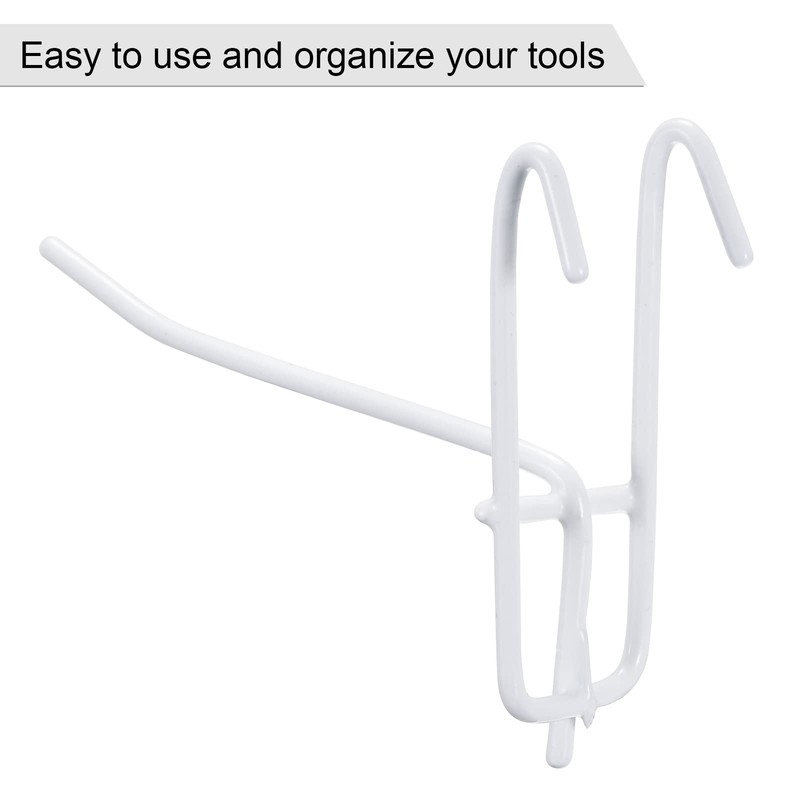 MECCANIXITY Grid Wall Display Hooks Store Garage Storage Wall Organizers