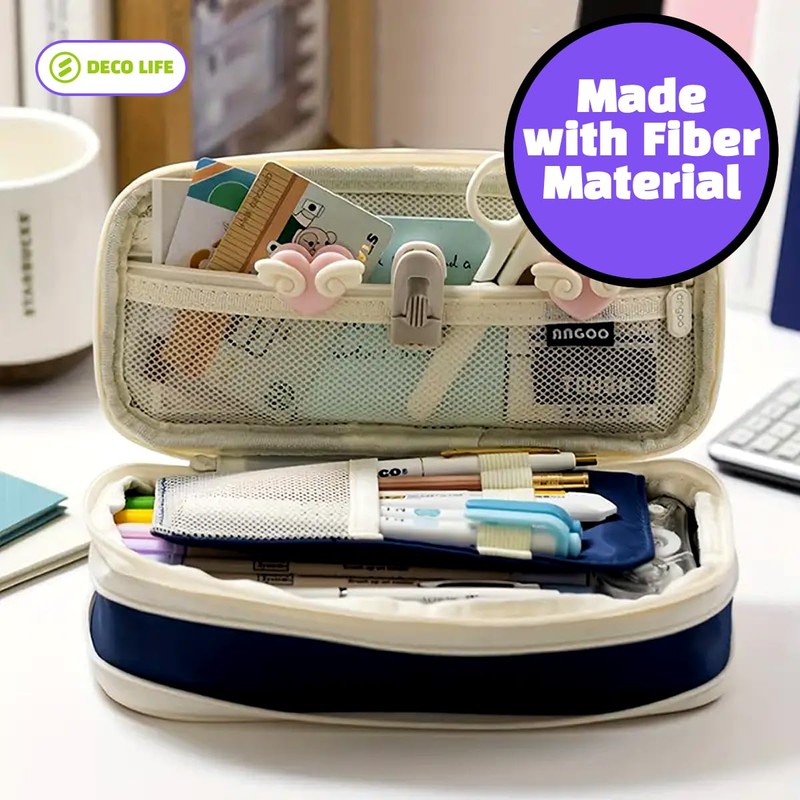 Deco Life® Large Pencil Case Stylish & Spacious Organizer for