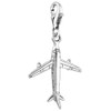 Nenalina 713053-000 Aeroplane Carabiner Charm Pendant for Charm Bracelet 925