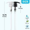 6 Pcs Black Shampoo Conditioner Pump Dispenser, Leak Proof for