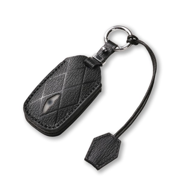 Jayanes Genuine Leather Key Fob Cover Compatible with Genesis GV60