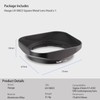 Haoge Square Metal Lens Hood for Sigma 23mm F1.4 DC