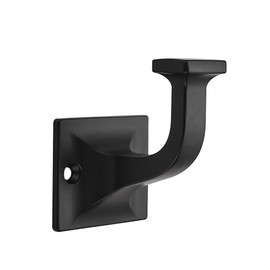 SAILING 5 Pack Coat Hooks - Matte Black Robe Hooks Decorative Wall Hooks for Bathroom Bedroom Kitchen Towel Robe Clothes Cabinet Closet Bathroom Hardware