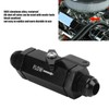 Fuel Shut Off Check Valve 6061 Aluminum Alloy Black Anodized