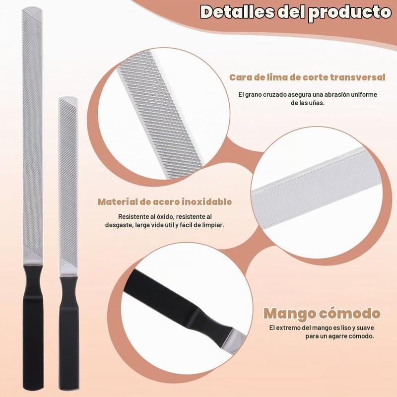Xiaokeis 2 Limas De Uñas Gruesas Para Pies, Lima Profesional