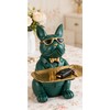 Bulldog Statue with Storage Tray for Keys and Jewelry –