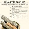 Bless-International Himalayan-Sage-Jatamansi-Camphor-Incense Premium-100%-Natural-and-Organic Handcrafted-4-Inches-Long Used-for-Home-Cleansing-Meditation-Smudging-Rituals