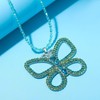 RAINDEWLL Butterfly Necklaces for Women Butterfly Choker Necklace Green Pendant