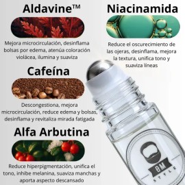 Kit Anti Ojeras Y Arrugas Roll On + Serum Antiedad Om Style