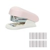 Lilaly 1 Pack Staplers for Desk Staplers, Blue Stapler, Miniature