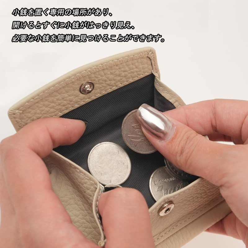 Women's Mini Wallet, Leather, Trifold Wallet, Card Case, Coin Purse,
