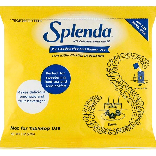 Splenda No Calorie Sweetener, 8 Ounce -- 12 per case.