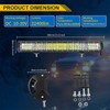Willpower 23 inch 324W LED Light Bar Triple Row Spot