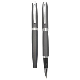 Bridgewater Pen Company Executive Roller Ball Point Pen Collection, Boxed, Sleeved (Hereford, Grey)