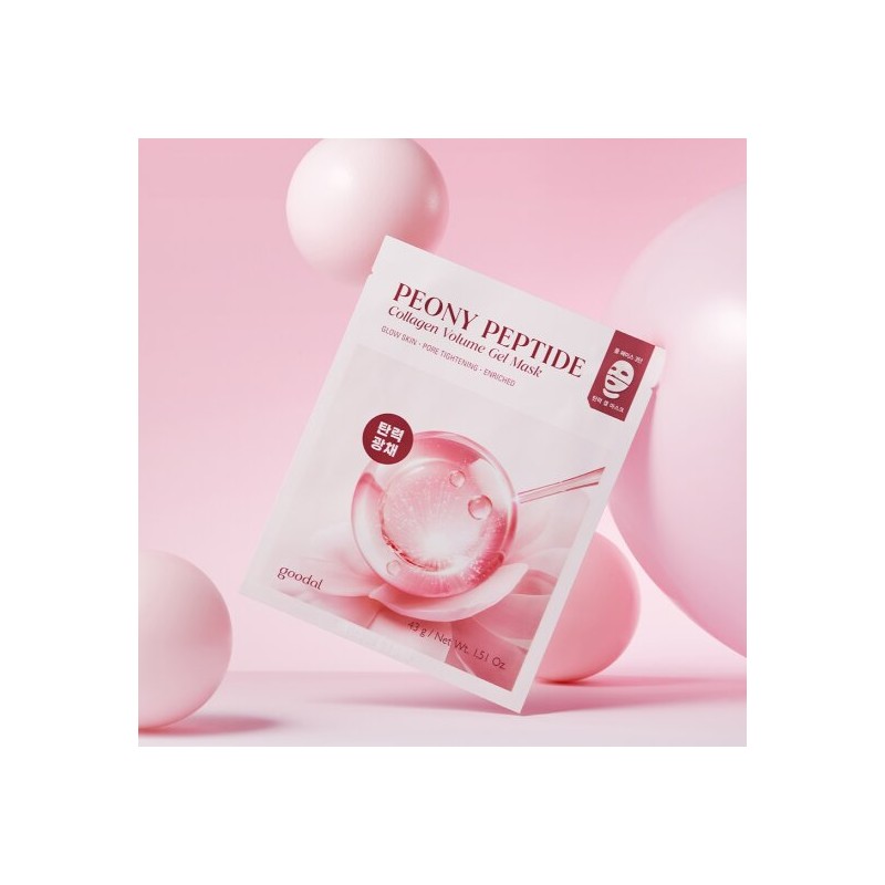Club Clio Goodal [10 Sheets] Peony Collagen Gel Mask, (Gift)