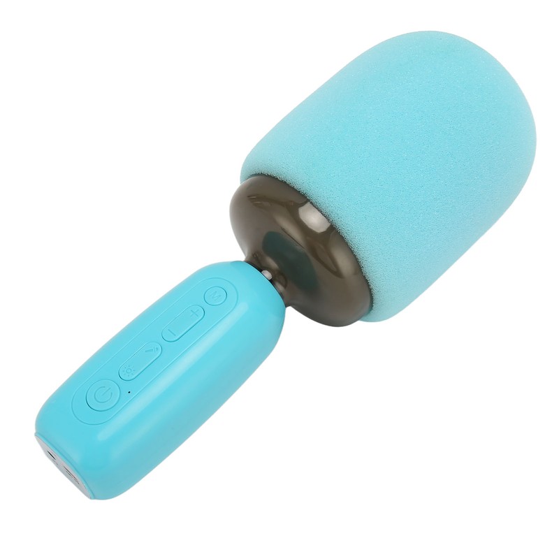 Handheld Karaoke Mic with RGB Light Support Memory Card Portable