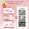 Nail Tips Set 120 Pieces French False Nails for Sticking