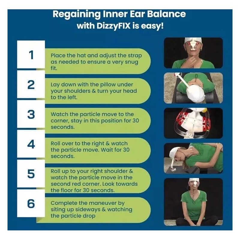 Dizzy Fix Vertigo Exercise Trainer for Home Use Drug Free