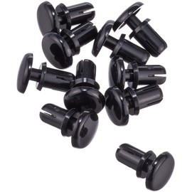 Boston BC5621 Automotive Parts Plastic Rivet Black 10 per Bag